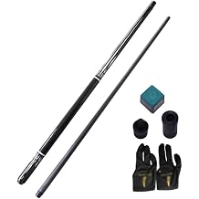 12mm Tip Size Premium Pool Cues Carbon Fiber Shaft 1/2 Play Cue