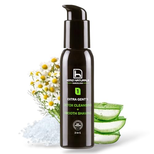 Homo Naturals - Detergente Viso Uomo Naturale - 2 In 1 Pulizia Viso + Crema Da Barba - Sapone Viso Uomo - Routine Quotidiana Maschile Con Effetto Detox - 100 Ml-image