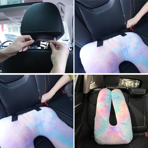 Atablyn Children Travel Pillow Car Pillow Removable U-Shaped Pillow for Adults to Support Head and Body in The Back Seat of Long Car Trips by Atablyn - Used condition - Image 4