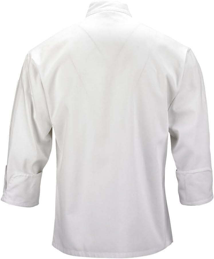 Mercer Culinary Mens Unisex Chefs-jackets, White, Small US - Image 3
