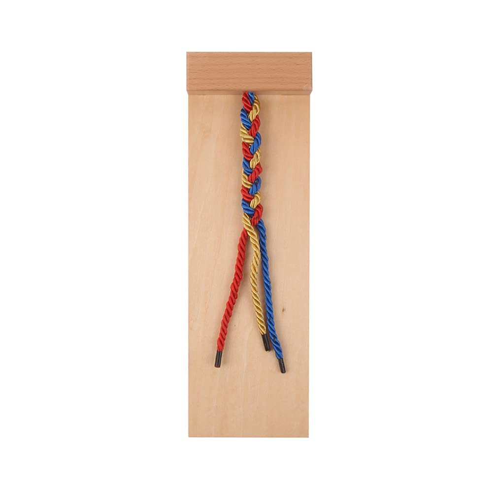 Amazon.co.jp: モンテッソーリ日常生活三つ編み練習教材、子供向け