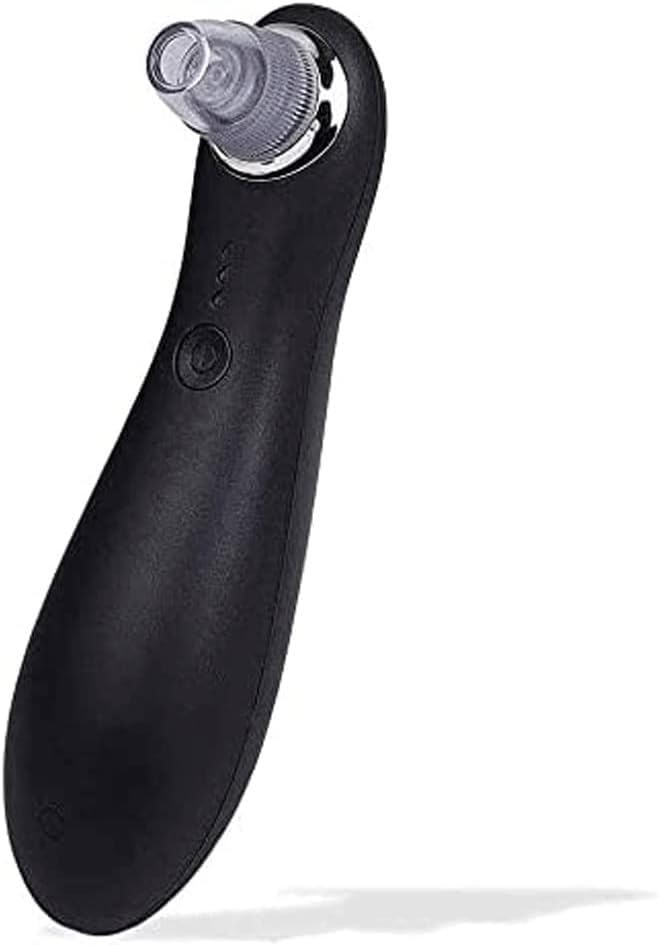 Limpiador de poros Facial Visible, succionador de espinillas con cámara HD, Cabezales extractores de Comedones y Herramientas eléctricas for Eliminar Puntos Negros.(Black)