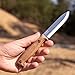 BPSKNIVES BS1FT SSH - Full-Tang Fixed-Blade Knife - Sharp Stainless Steel Bushcraft Knife With Sheath - Survival Compact Knife - Tactical Outdoor Camp Knives