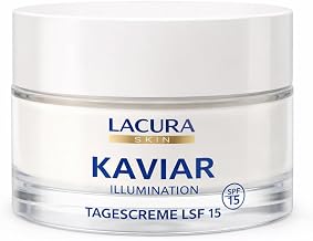 Lacura Skin Caviar Illumination Day Cream 50 ml - With Caviar Extract & Hyaluronic Acid, Moisturising Care for the Day, Luxurious Face Care for Mature Skin from 40