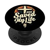 Photo Gallery jesus saved my life cross christians bible religious popsockets popgrip adesivo Photo Gallery jesus saved my life cross christians bible religious popsockets popgrip adesivo
