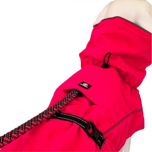 Croci Hiking Hundemantel, wasserdichter Hundemantel, Makalu, temperaturregulierendes Futter, Rosa (Fuchsia), 55 cm