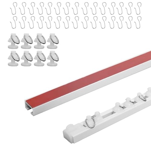 1.6 Meter Vorhangschiene Deckenmontage, Selbstklebende...