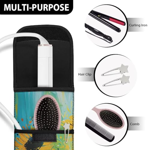 Bolsa organizadora resistente al calor para plancha de cabello miniatura 5