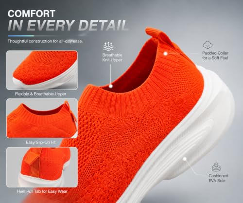 Image of Kraasa Trial Running Shoes with Lightweight Memory Insole | Breathable, Anti-Skid Knit Sneaker, Walking & Gym Shoes