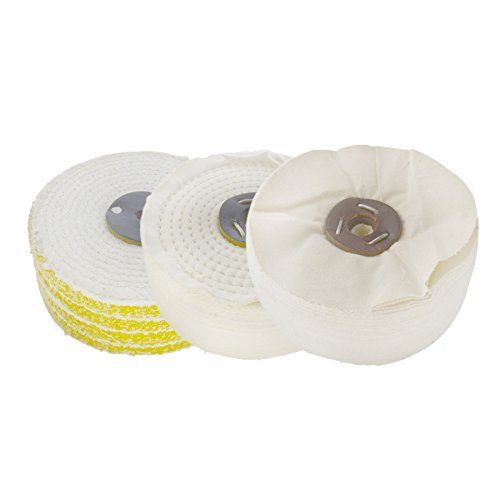 Sisal Mops Floppy 6" x 2" polissage final moyen grossier pour touret