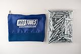 100 Genuine 3/32 Zephyr Kwik-Lok Cleco Fasteners w/ Carry Bag (KZ2S100-3/32)