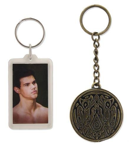 Twilight Saga New Moon Jacob Black Lucite & Metal Keychains