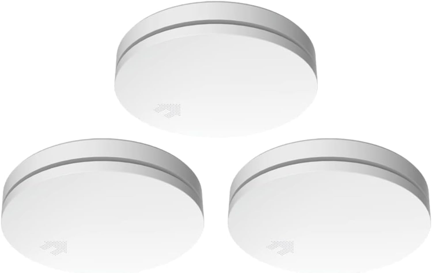 ELRO FS4610 | Détecteur de fumée 3 pièces | Le Détecteur de Fumée Le Plus Fin du Monde | Batterie 10 Ans | Conforme à la Norme Européenne EN14604 | Blanc | 3 Pièces