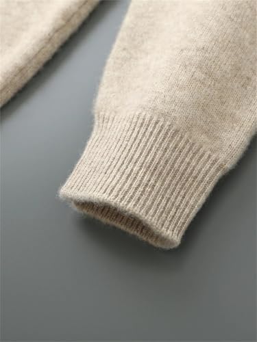 Men Zipper Wool Cardigan Cashmere Sweater Autumn Winter Thick Smart Casual Merino Wool Knitwear Tops3