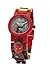 Imagen de Reloj modificable infantil con figurita de Kai de LEGO Ninjago Hands of Time; rojo