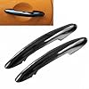 EpheyFIF Glossy Black Door Side Handle Cover Trim, Glossy Black Door Handle Cover Trim for MINI for Cooper F54 F55 F56 F57 F60, Stylish and Functional Outer Door Handle #3