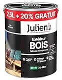 Peintures pour façades modèle extérieur Bois noir 2,5 l + 20 %