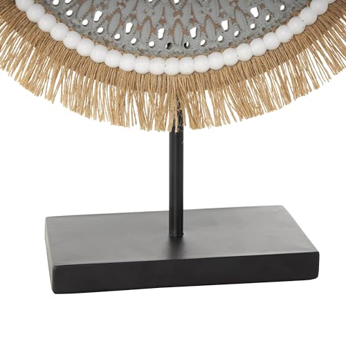 Escultura Decorativa Tribal de Madera Deco 79 gris 14x4x18 in miniatura 4