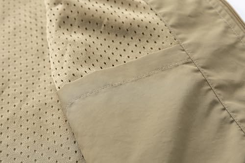 Men's Outdoor Tactical Vest Lightweight Multi-Pocket Multi-Purpose Vest Full Zip Front2