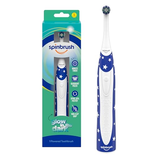 Brosse à dents électrique enfant Spinbrush pour la routine du brossage avant le coucher