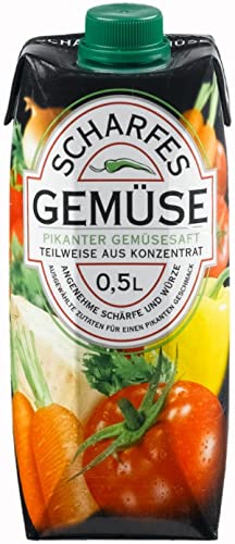 Scharfes Gemüsesaft, 0,5 l