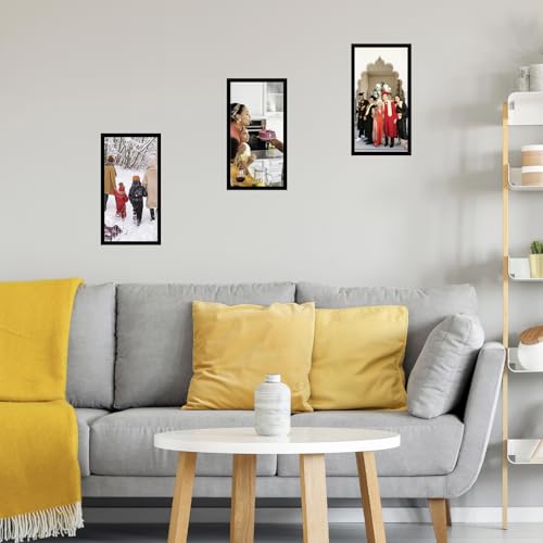 Image of JCJMY 10x20 Picture Frame Black for Photo and Poster, Horizontal and Vertical Formats for Wall Hanging, 10 x 20 Wall Gallery Frame for Photos