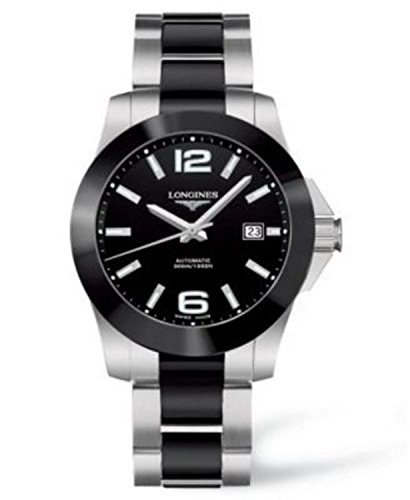 LONGINES[�����W��] MODEL NO.l3.657.4.56.7 Conquest �R���N�F�X�g 41mm Mens �r���v �E�H�b�` �����Y �j���p[���s�A���i]