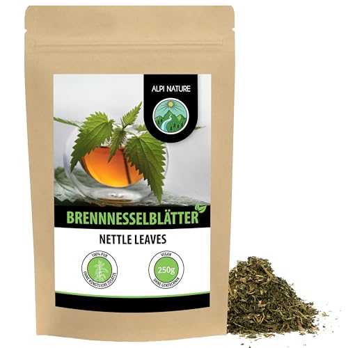 Brennesseltee 250g von Alpi Nature, Brennesseltee lose, Brennesselblätter getrocknet, Brennnessel Tee