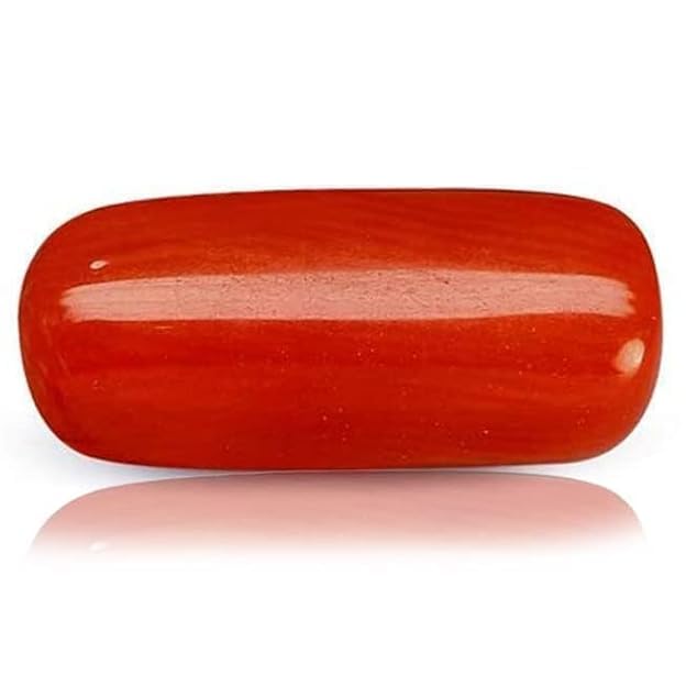 BAGUE Certified Italian Red gemstone
