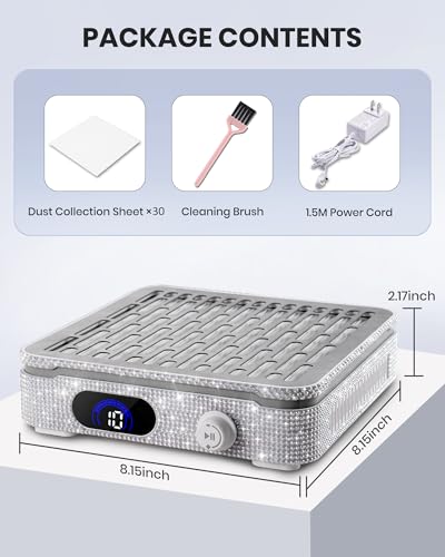 Extractor de polvo para uñas potente alámbrico miniatura 2