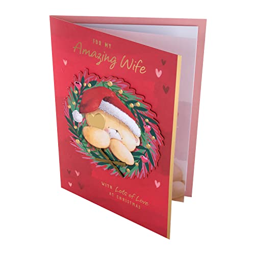 Hallmark Christmas Card, Boxed Christmas Card, Boxed Christmas Card, With Gold Foil Details, Forever Friends, Red - Image 3