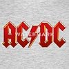 Spreadshirt AC/DC Classic Logo with Lightning Bolt Men's T-Shirt, 4XL, Heather Grey #2