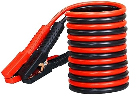 Vaguelly Car Battery with Live Wire Battery Jumper Cable Battery Booster car Jumper Portable Power Supply Emergency Cable Firing Line Power Wire Upgrade pp to Harden Zipper line of fire
