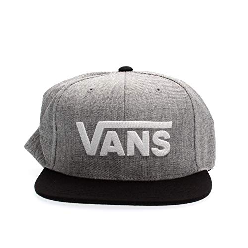 Vans Herren Drop V Ii Snapback Baseball Cap, Grau (Heather Grey Black),...