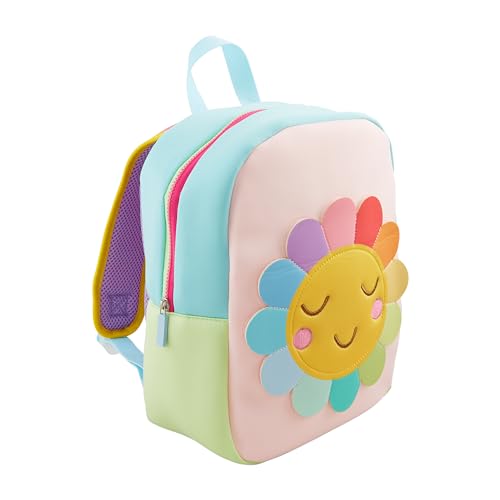 Mud Pie Mochila infantil de neoprene margarida; 33 cm x 24 cm x 14 cm