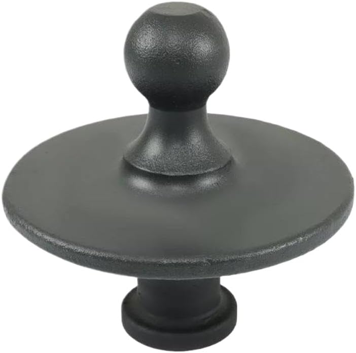 Rear Gooseneck Adapter with 5th Wheel Hitch 2-5/16 Inch Ball King Pin Powder Coated Compatible with