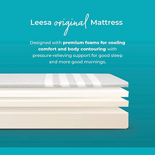 Leesa Original Foam 10" Mattress, Full Size, Cooling Foam And Memory Foam / Certipur-Us Certified / 100-Night Trial #TOP5