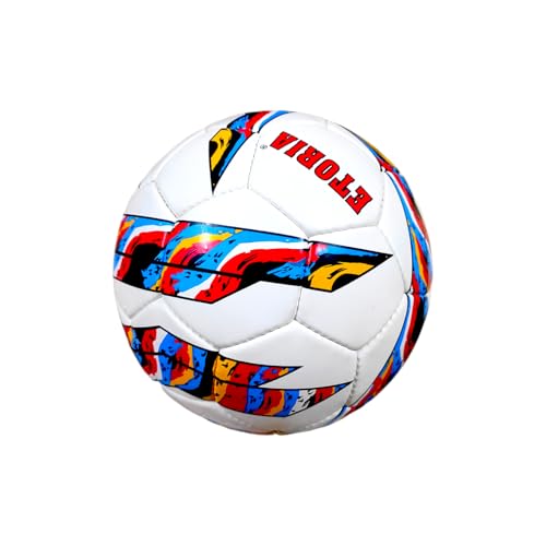 Image of SBG Football for All Ages, 32 Pannel Football, Hand Stitched for Soft and Wet Grounds, Match Ball,Size-5 (Premuim PU, White)