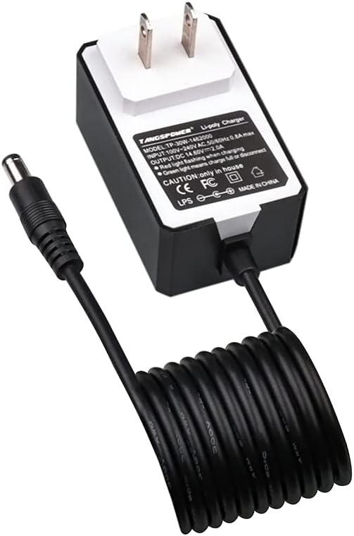 14.6V LiFePO4 Battery Charger for 12V 12.8V 14.6V 15V with DC 5.5 2.1 mm Connector 14.6 Volt