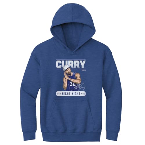 500 LEVEL Unisex-Youth Steph Curry Sweatshirt, Large, Heather Royal (NBA, Basketball Fans, Youth...