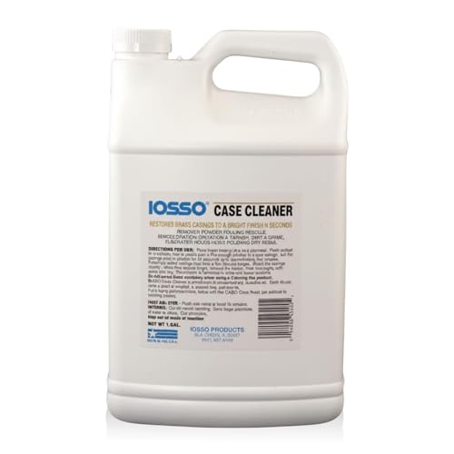 Iosso Case Cleaner – Liquid Brass Case Cleaner for Reloading Use – Des