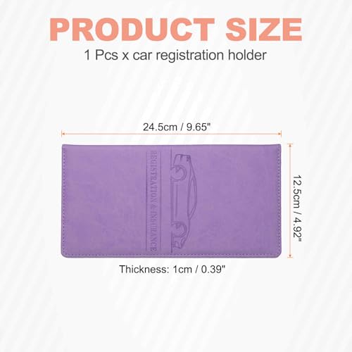 Organizador de tarjeta para carro morado miniatura 2
