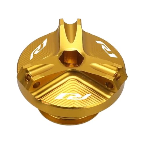 Tapón de llenado de aceite resistente para cárter de moto Yamaha YZF-R1 aluminio