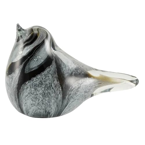 At Peace Memorials Lyrical Songbird Glass Cremation Urn