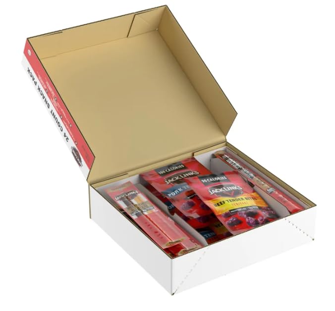 Protein Snacks & Jerky Variety – Premium Meat Snacks, Beef Jerky, Meat Sticks & Protein Snack Packs, On-the-Go Savory Snacks (JL Variety 24Pk)