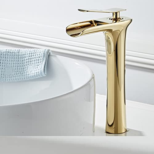 Robinet de lavabo en cuivre bas pour solution vasque sans éclaboussure - 4