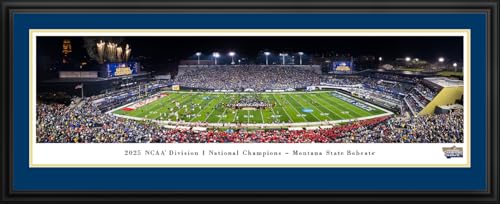 2025 FCS Football Champions, Montana State Bobcats Panoramic Wall Art Decor