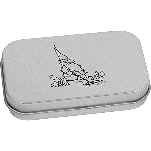 Azeeda 80mm 'Metal Detector Gnome' Metal Hinged Tin/Storage Box (TT00109332)