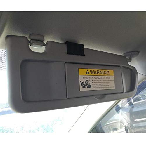 Dasbecan Passenger Right Side Warm Gray Sun Visor Compatible With Honda Civic 2006-2011 Replaces# 83230-Sna-A01Ze #TOP2