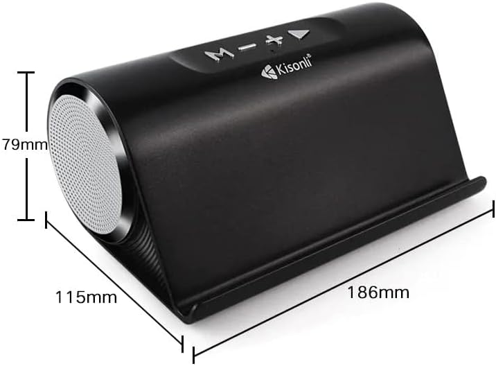 Kisonli KS-1981 Wireless Stereo Speaker with dimensions